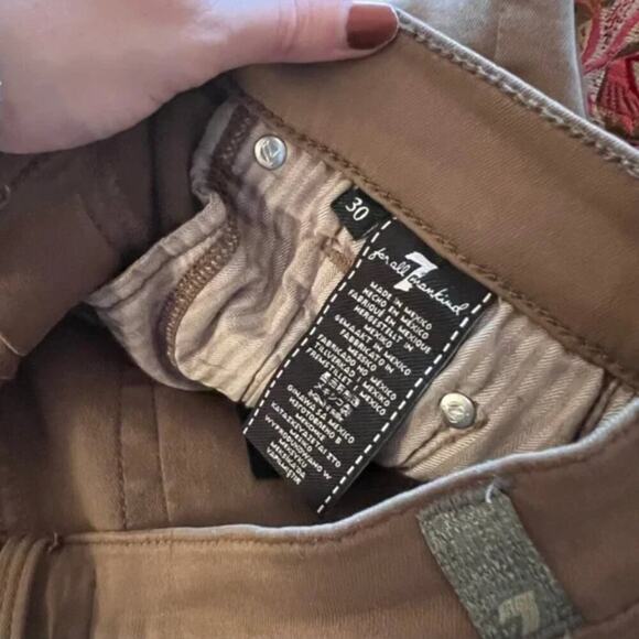 7 for All Mankind High Rise Ankle Skinny Jeans - Picture 9 of 9